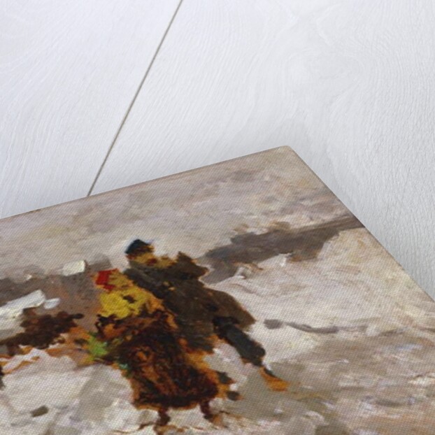 Figures in the Snow by Mose Bianchi