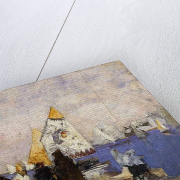 On the Quay, Chioggia by Mose Bianchi