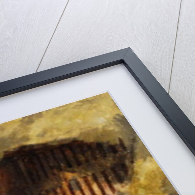 Girls Driving Animals to a Barn by Mose Bianchi