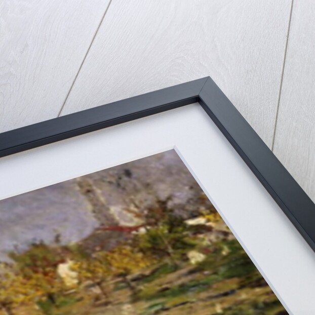 A Mother and Child with Geese by Mose Bianchi