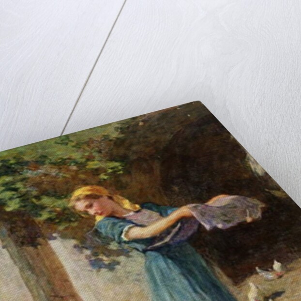 Feeding the Chickens by Luigi Rossi