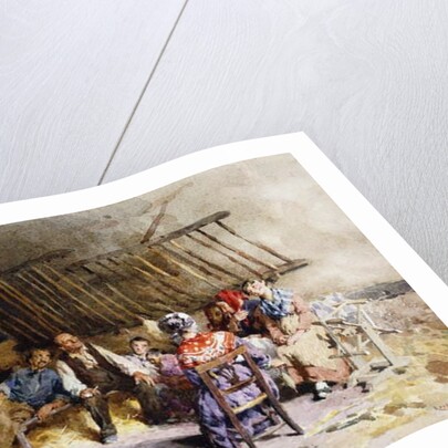 In a Barn by Luigi Rossi