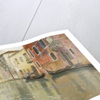 A Venetian Backwater, by Fritz Thaulow
