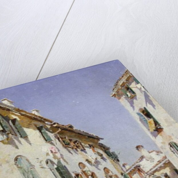 A Street Scene, 1885 by Federico del Campo