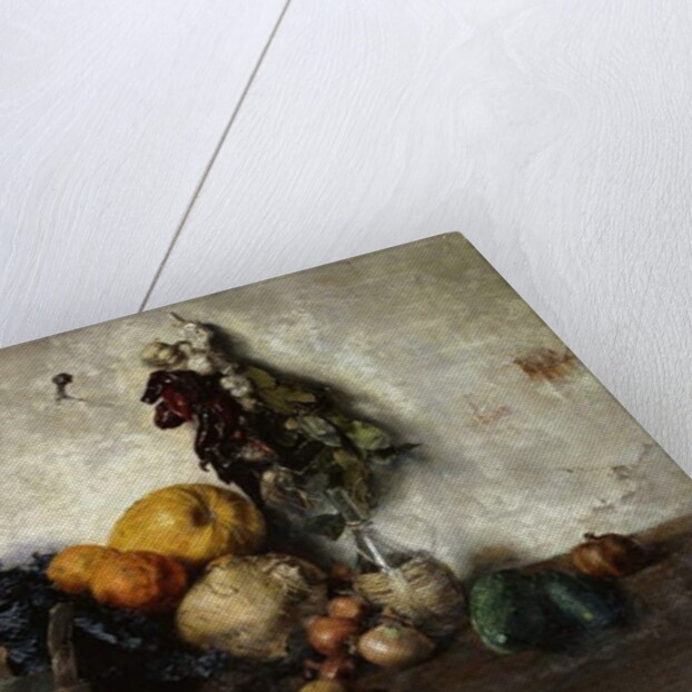 A Still-Life of Vegetables by a Wall, 1890 by Albin Egger-Lienz