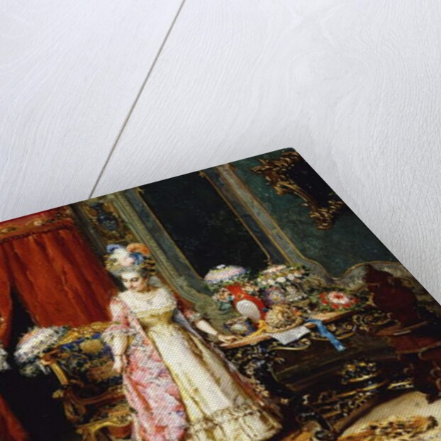 Flowers for her Ladyship, 1875 by Cesare-Auguste Detti