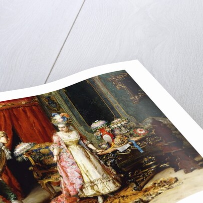 Flowers for her Ladyship, 1875 by Cesare-Auguste Detti