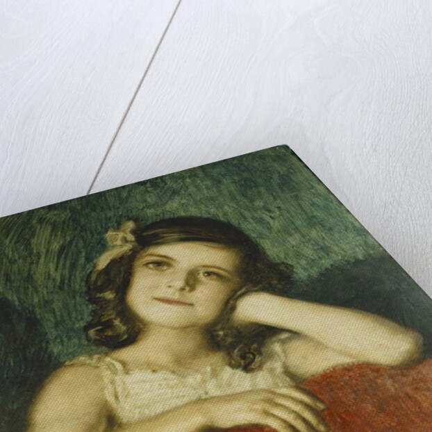 Portrait of Mary, the Artist's Daughter by Franz von Stuck