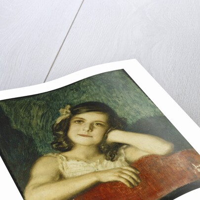 Portrait of Mary, the Artist's Daughter by Franz von Stuck