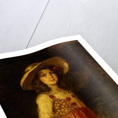 Portrait of the Artist's Daughter, Hilde, 1913 by Frederich August Kaulbach