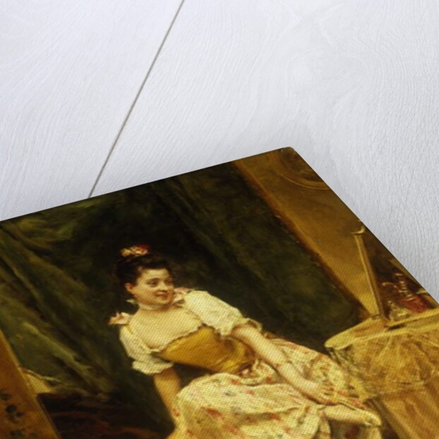 Young Woman at a Dressing Table, by Raimundo de Madrazo y Garreta