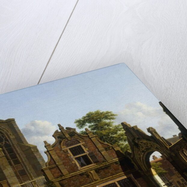 A Dutch Courtyard, 1822 by Jan Hendrik Verheyen