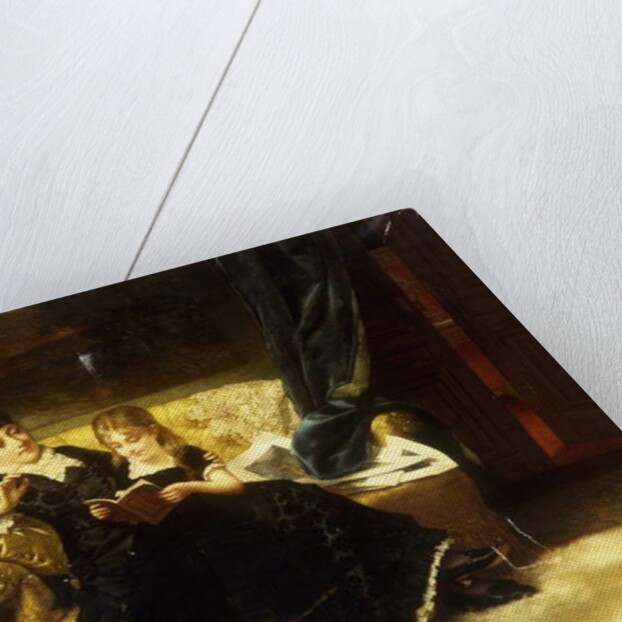 The Lesson, 1883 by Jan Portielje