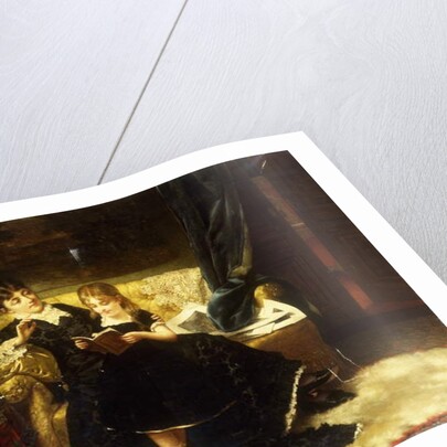 The Lesson, 1883 by Jan Portielje