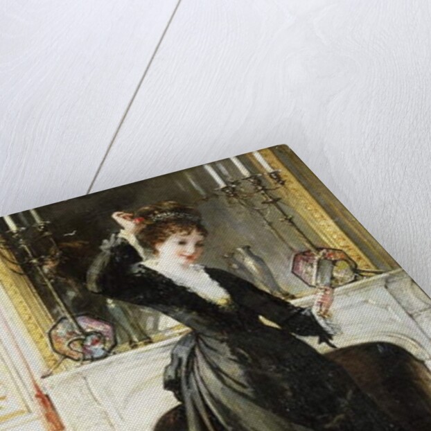 In the Boudoir by Alfred Emile Stevens