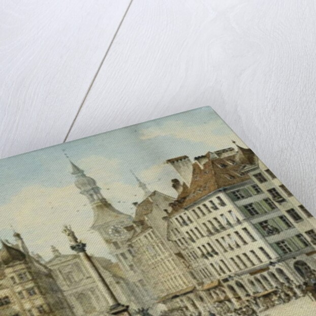 The Schrannenplatz, Munich, 1835 by Simon Quaglio