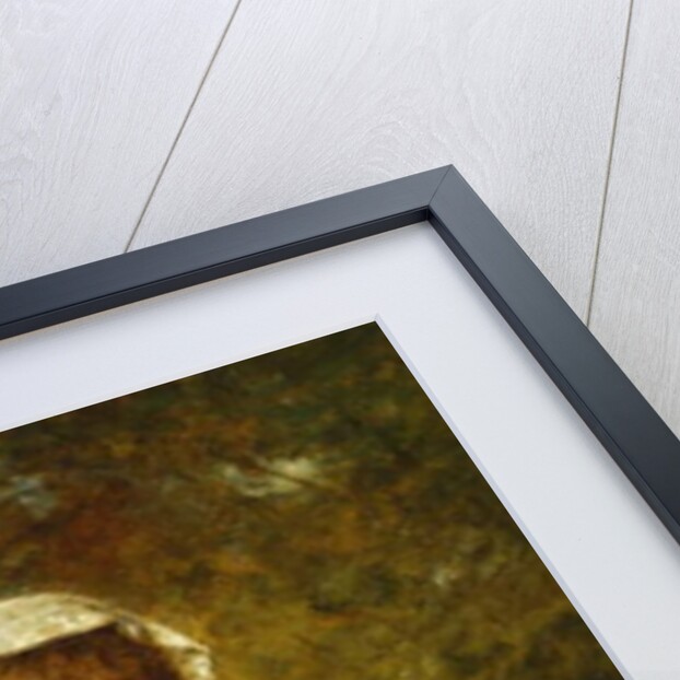 A Young Girl Holding a Bouquet of Flowers, by Alexei Alexevich Harlamoff