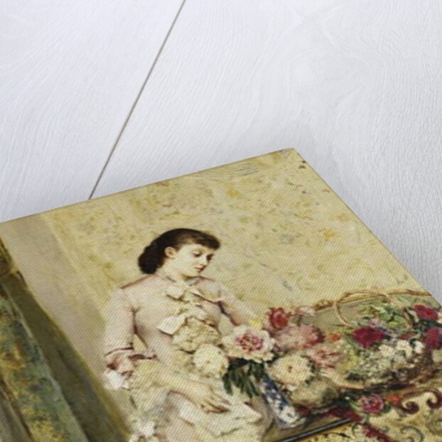 Flower Arranging by Alfred Emile Stevens