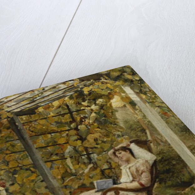 In the Pergola, 1894 by Oscar Bluhm