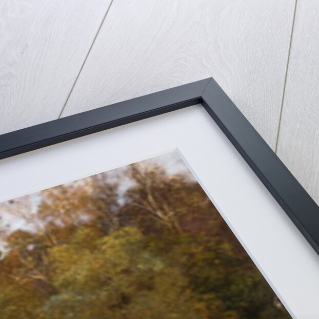 A French River Landscape by Fritz Thaulow