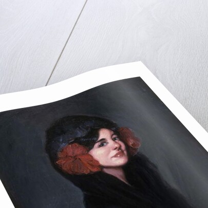 Portrait of an Elegant Lady by Ignacio Zuloaga y Zabaleta