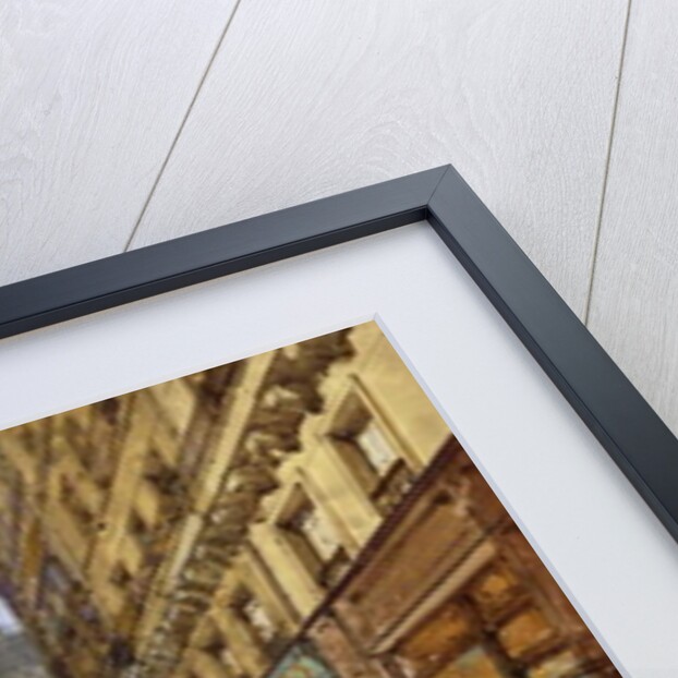 Figures on Le Boulevard St. Denis at Twilight by Eugene Galien-Laloue