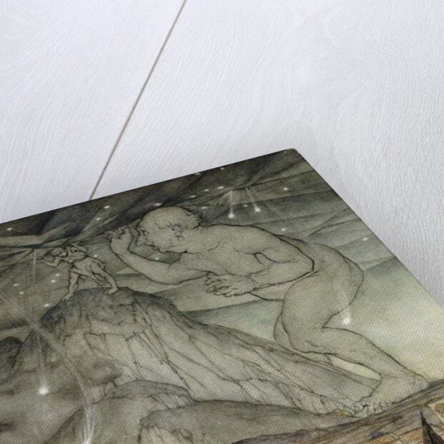 Hercules Supporting the Sky instead of Atlas, 1922 by Arthur Rackham