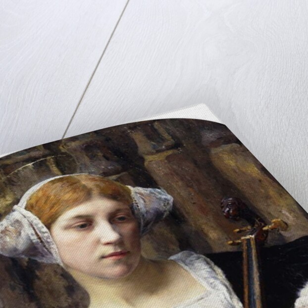 The Celloist; La Femme au Violoncelle by Friedrich Edouard Meyerheim