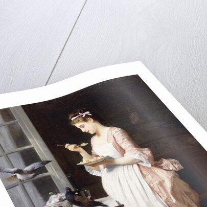 Feeding the Pigeons by Joseph Caraud