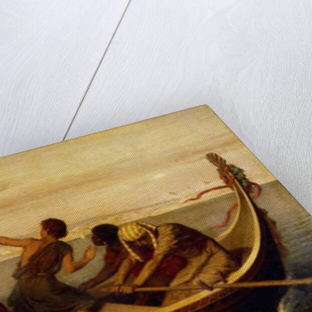 Escape from Pompeii, 1871 by Roland Risse