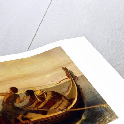 Escape from Pompeii, 1871 by Roland Risse