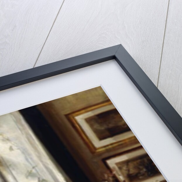 A Young Girl Sewing by Carl Holsoe