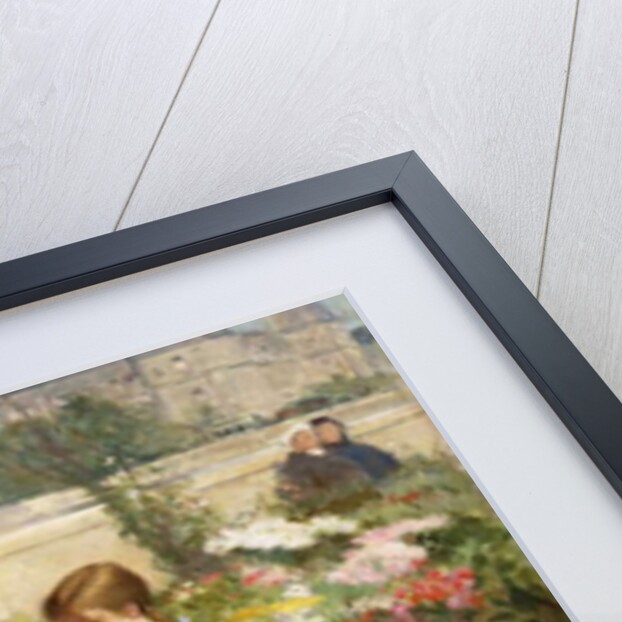 The Flower Market by the Seine by Victor Gabriel Gilbert