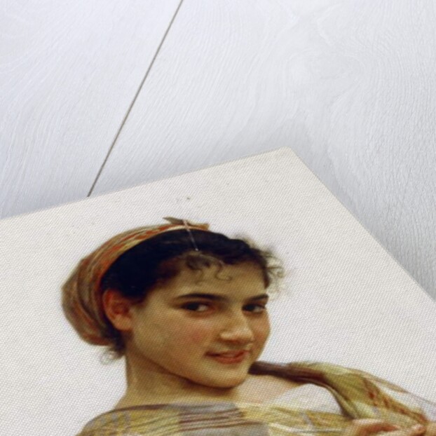 A Breton Girl, 1889 by William-Adolphe Bouguereau