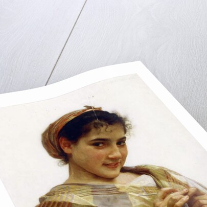 A Breton Girl, 1889 by William-Adolphe Bouguereau