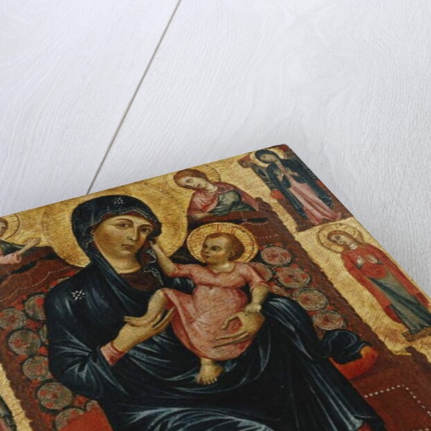 The Madonna and Christ Enthroned with Saints by Master of the Magdalen