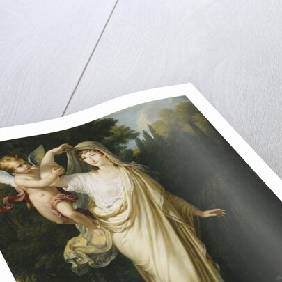 Posthumous Portrait of the Marquise Fanny Grimaldi by Francois Xavier Fabre