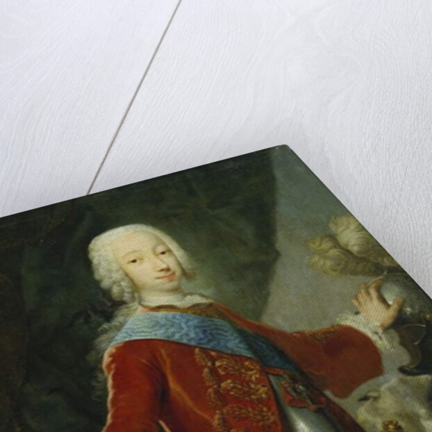 Portrait of a Gentleman, Probably the Grand Duke Peter Fedorovich, Later Czar Peter III by Georg Christoph Grooth