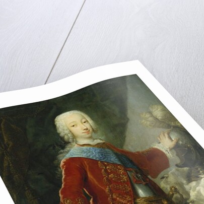 Portrait of a Gentleman, Probably the Grand Duke Peter Fedorovich, Later Czar Peter III by Georg Christoph Grooth