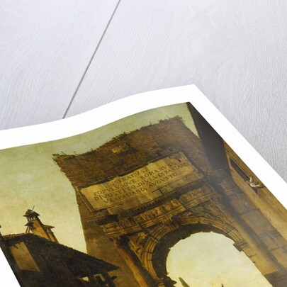 The Arch of Titus, Rome by Bernardo Bellotto