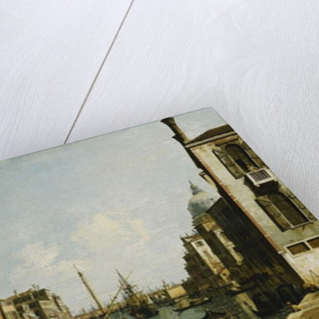 The Grand Canal, Venice, Looking East from the Campo S. Vio by Canaletto