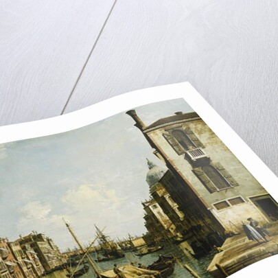 The Grand Canal, Venice, Looking East from the Campo S. Vio by Canaletto