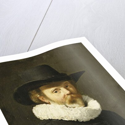 A Conchologist Holding a Nautilus Shell by Thomas de Keyser