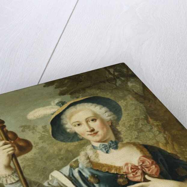 Portrait of a Lady by Louis Jean Francois I Lagrenee