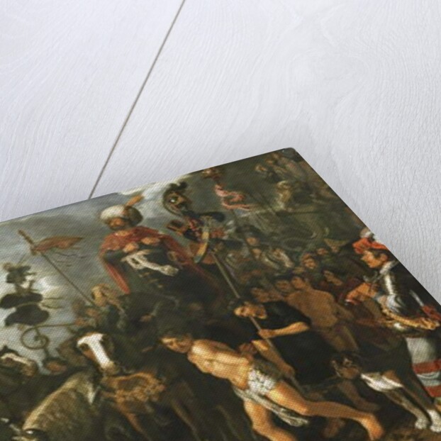 Jephthah Welcomed Home from the Battlefield by His Daughter by Pieter Lastman