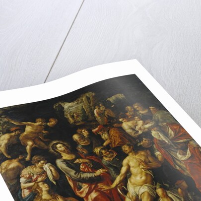 The Raising of Lazarus by Hendrik de Clerck