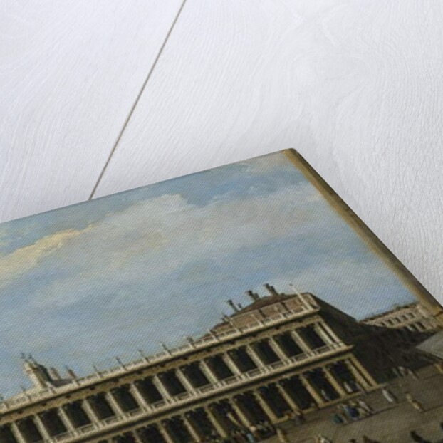 The Library and the Piazzetta, Venice by Canaletto