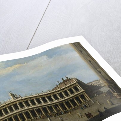The Library and the Piazzetta, Venice by Canaletto