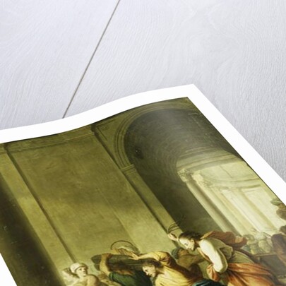 Christ Driving the Money-Changers from the Temple by Eustache (school of) Le Sueur