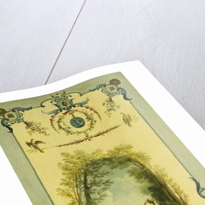 Three Decorative Panels with Allegories of Winter, Summer and Autumn by Nicolas (school of) Lancret